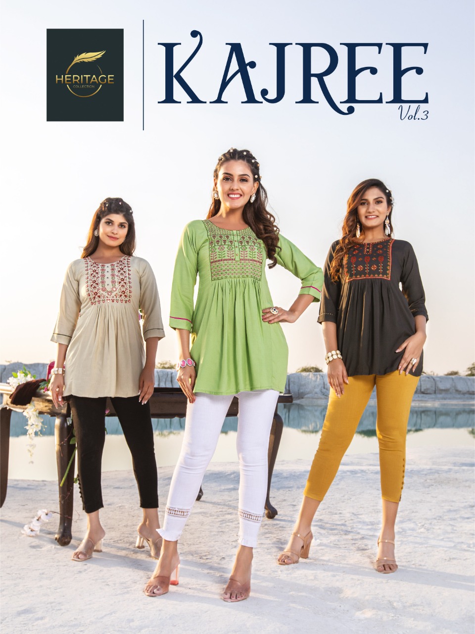 HERITAGE KURTI KAJREE VOL-3